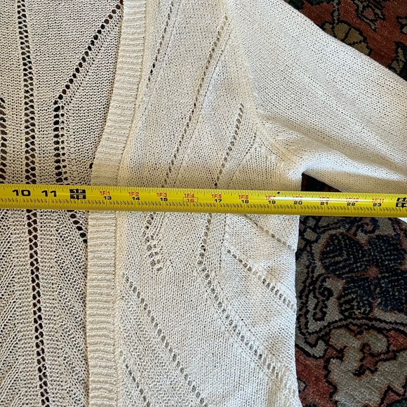 Women’s cream open cardigan - Picture 5 of 6